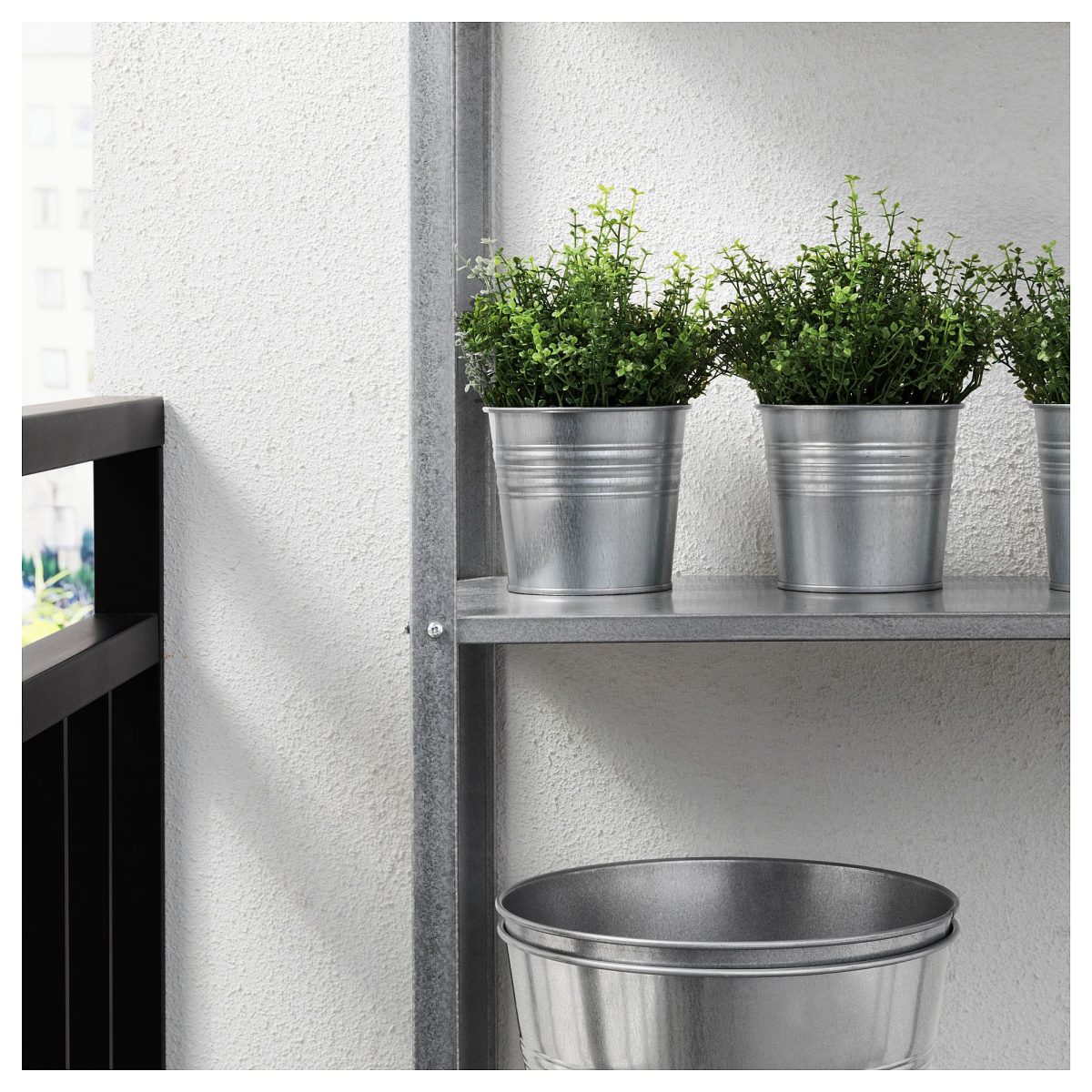 Yapay Bitki, Yeşil, 9 cm, Arapsaçı Çiçeği, İç/Dış Mekan – 3. görsel