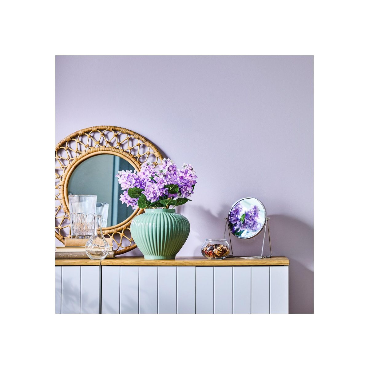 Yapay Buket, Lila, 36 cm, İç-Dış Mekan – 3. görsel