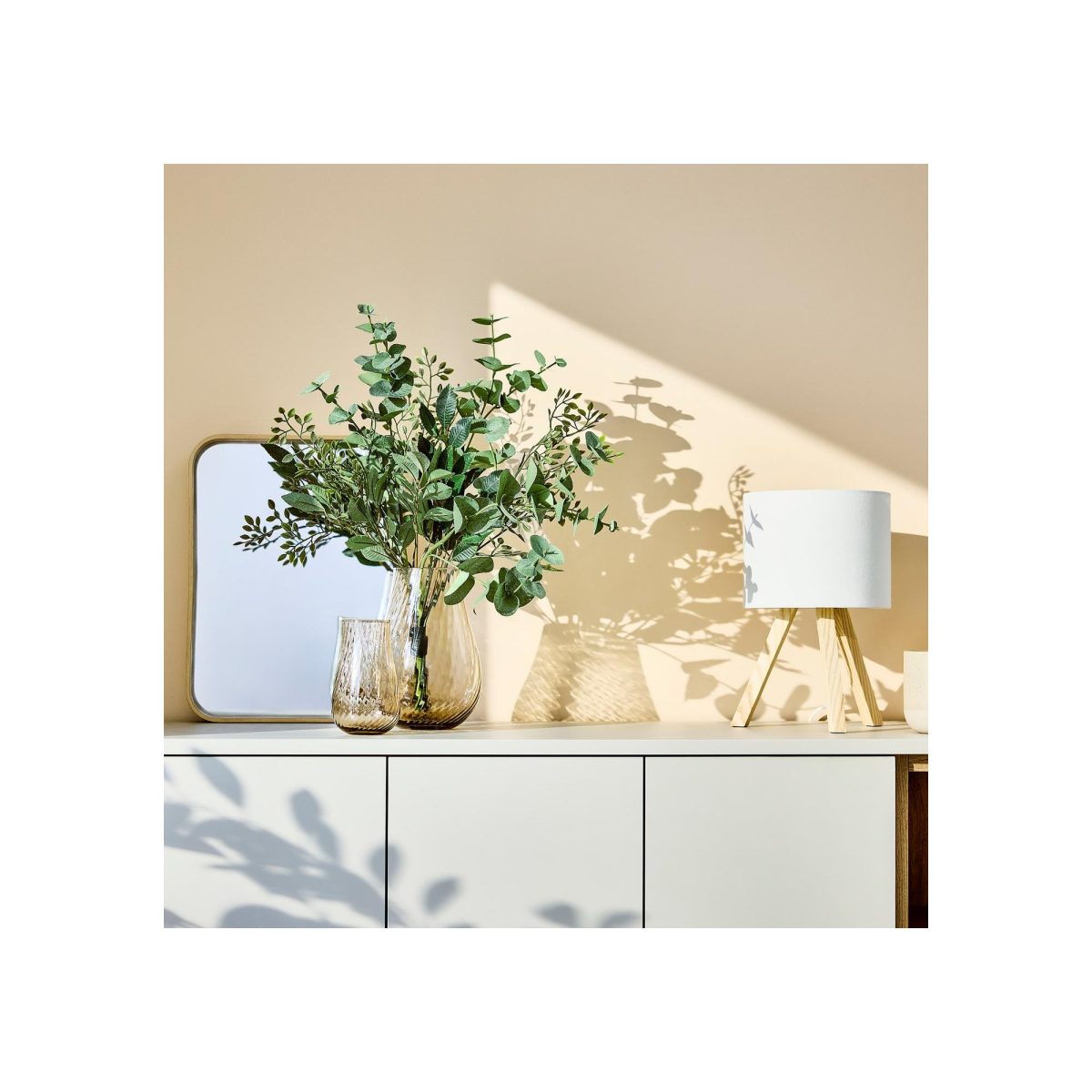 Yapay Buket, Yeşil, 60 cm, Okaliptüs, İç-Dış Mekan – 2. görsel