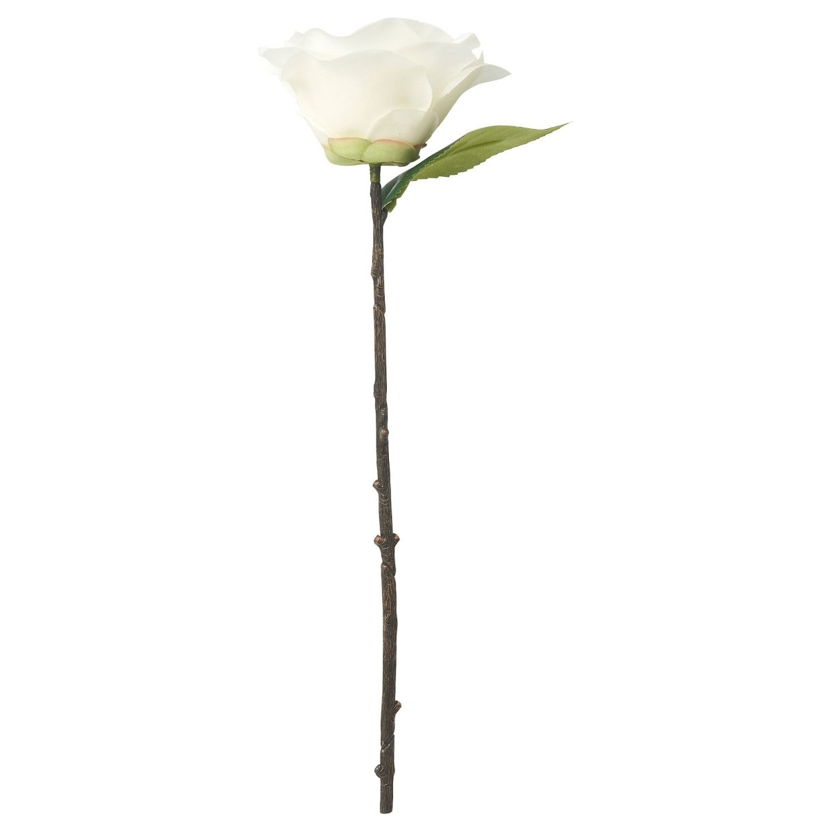 Yapay Çiçek, Beyaz, 28 cm, Kamelya