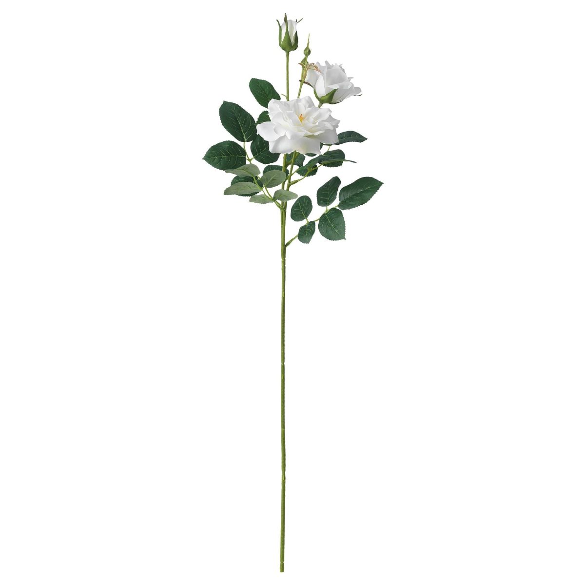 Yapay Çiçek, Beyaz, 65 cm, Gül