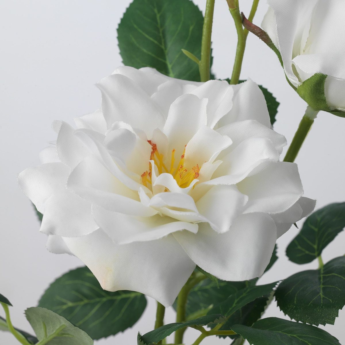 Yapay Çiçek, Beyaz, 65 cm, Gül – 4. görsel
