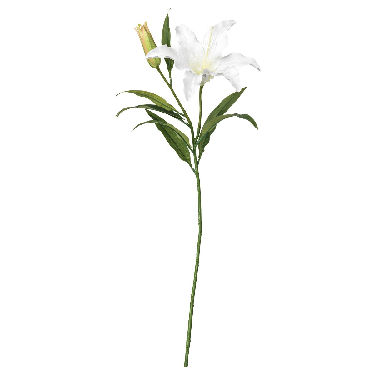 Yapay Çiçek, Beyaz, 85 cm, Zambak