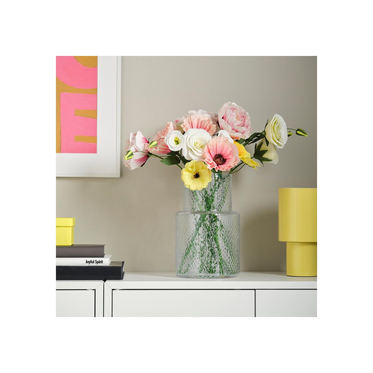 Yapay Çiçek, Pembe, 40 cm, Gelincik – 3. görsel
