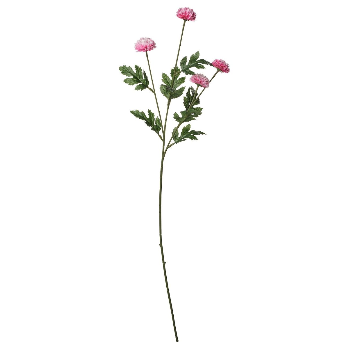 Yapay Çiçek, Pembe, 75 cm, Krizantem, İç-Dış Mekan