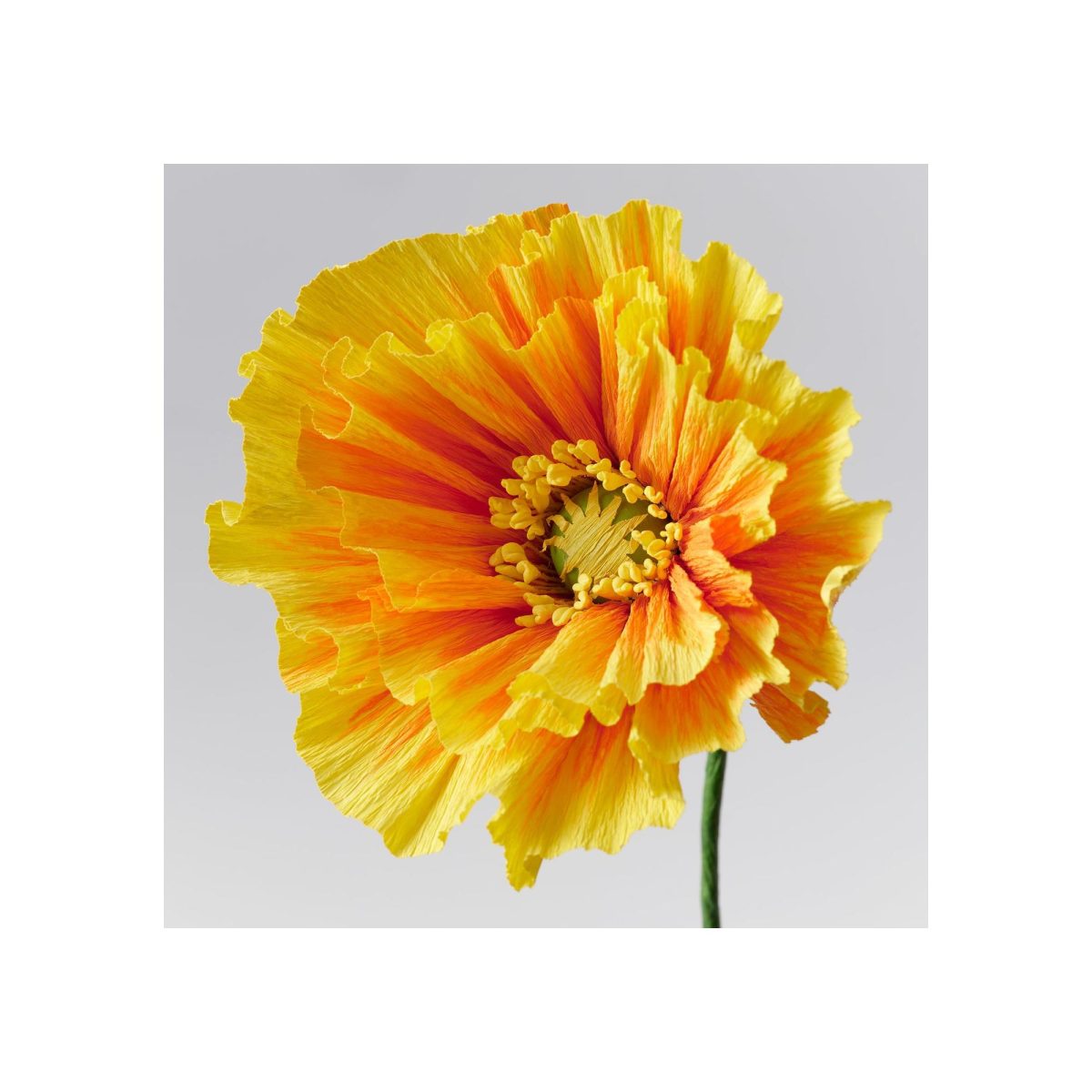 Yapay Çiçek, Turuncu, 40 cm, Gelincik – 3. görsel