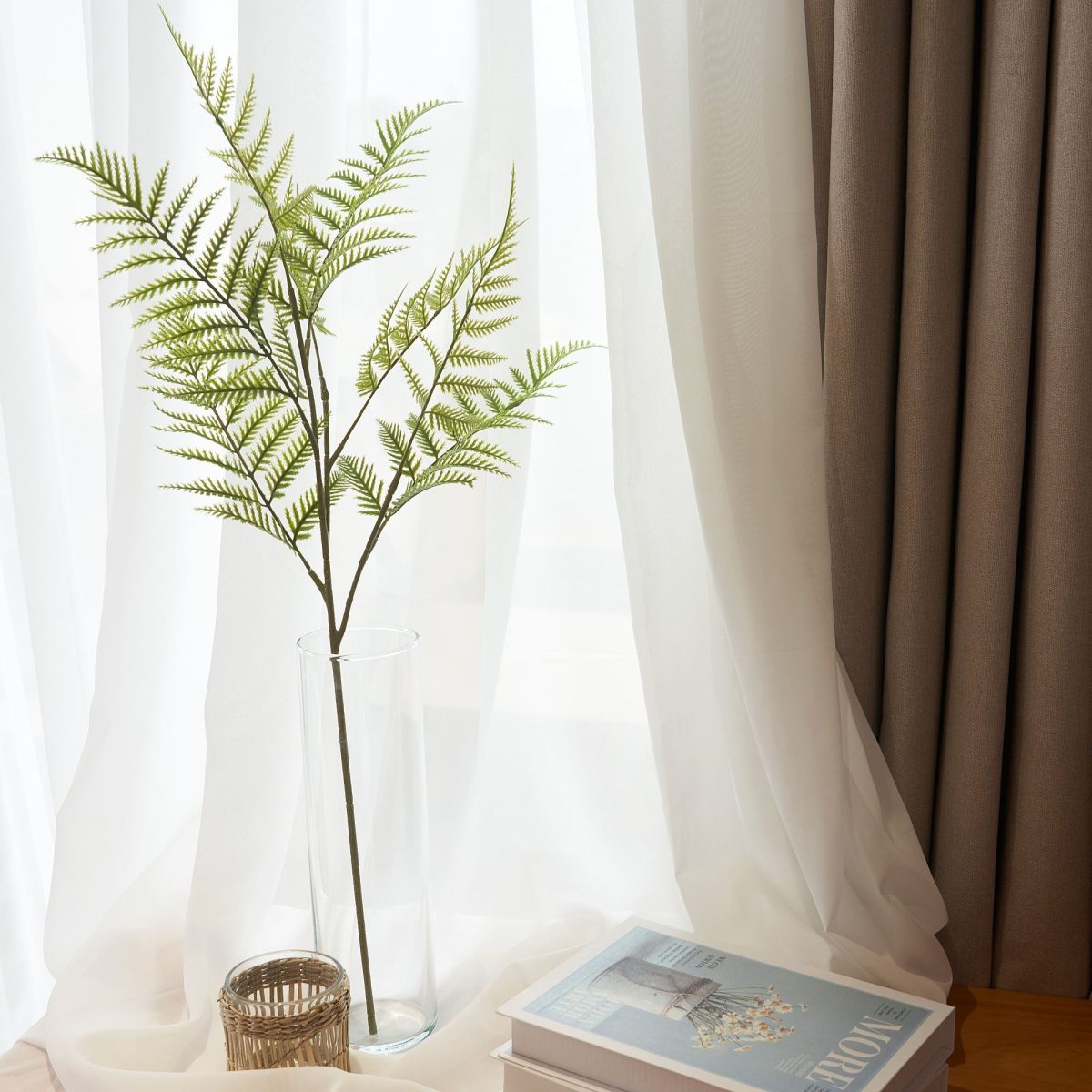 Yapay Çiçek, Yeşil, 63 cm, Eğriltiotu – 2. görsel