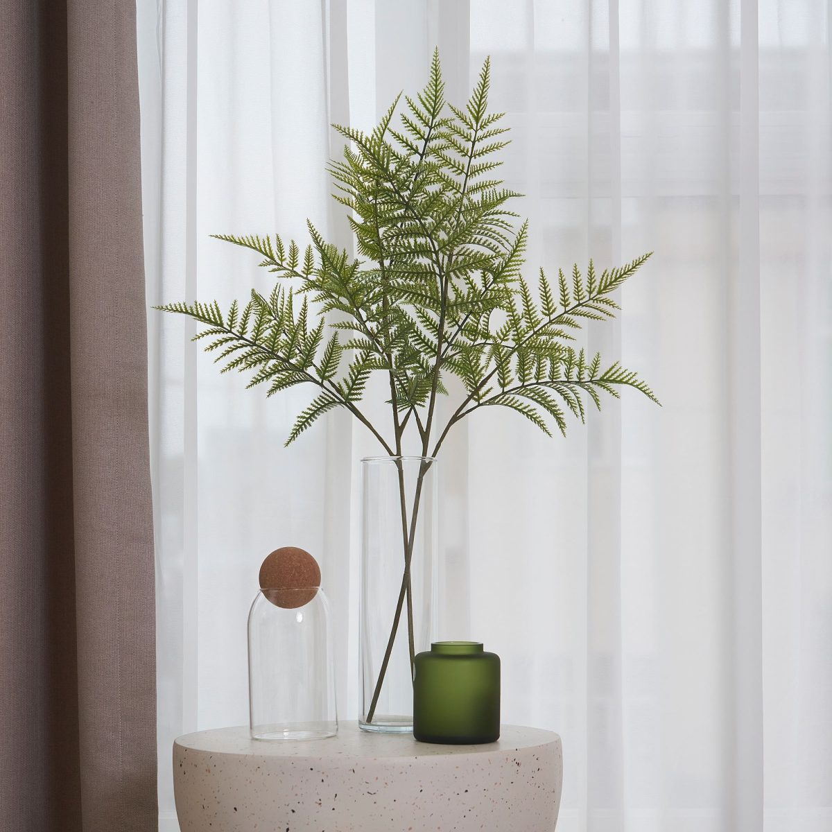 Yapay Çiçek, Yeşil, 63 cm, Eğriltiotu – 3. görsel