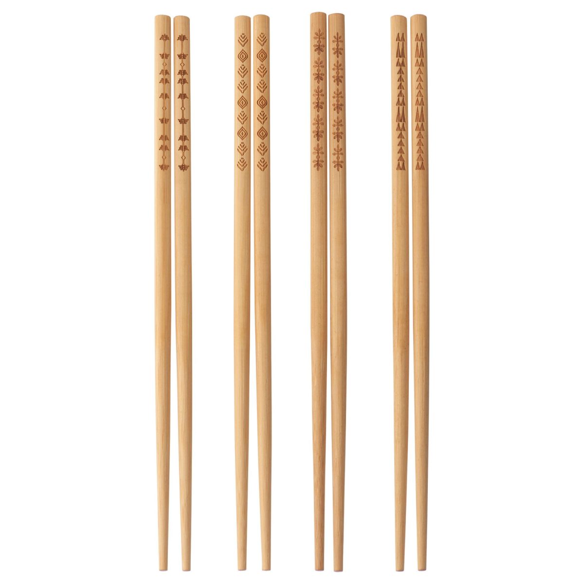Yemek Çubuğu, Bambu, 4 Çift