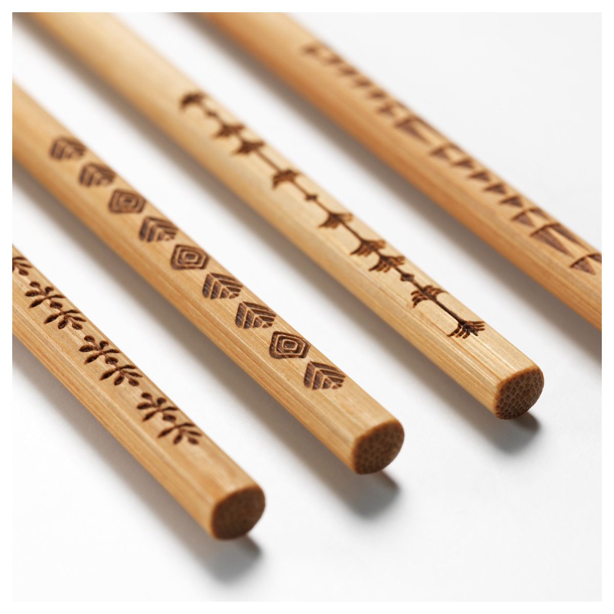 Yemek Çubuğu, Bambu, 4 Çift – 3. görsel