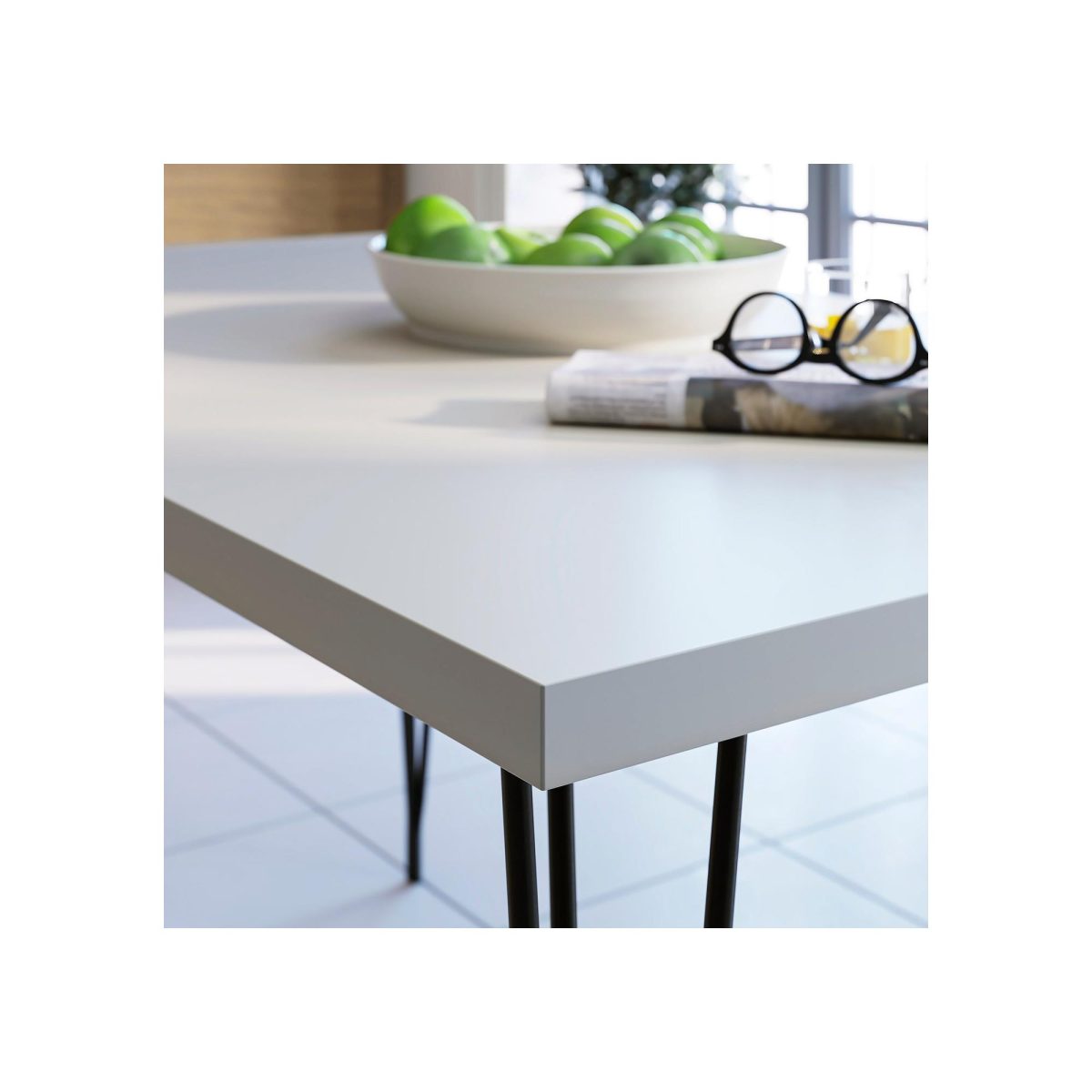 Yemek Masası Ayağı, Ayaklı Siyah-Gri, 70 cm, 4 adet – 3. görsel