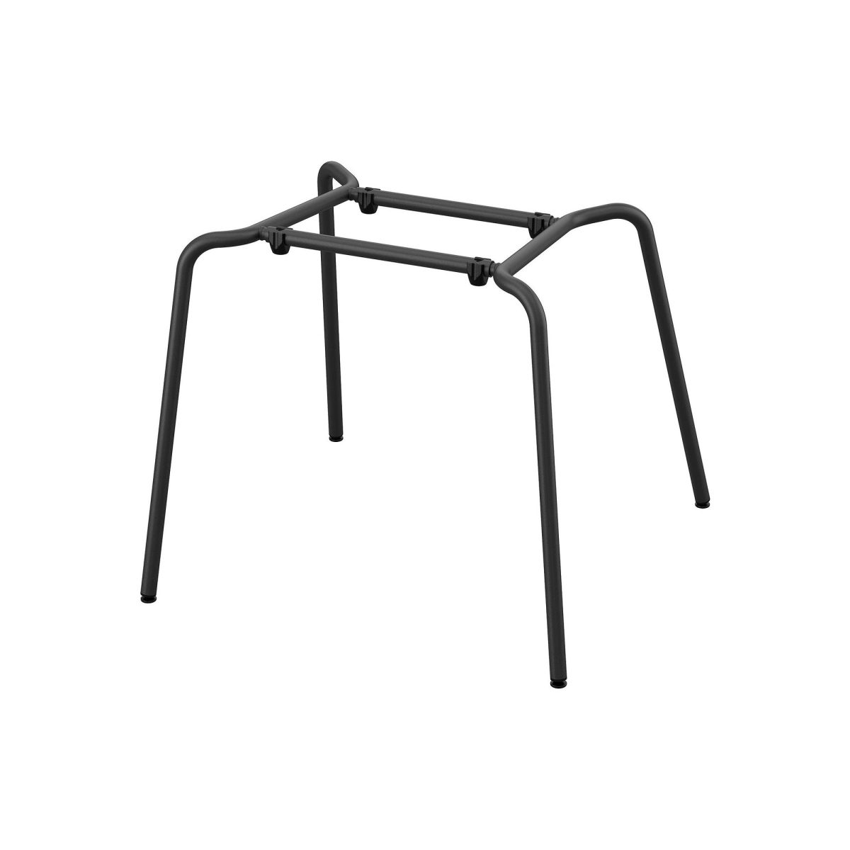 Yemek Sandalyesi İskeleti, Şeklinde Metal-Siyah/Gri