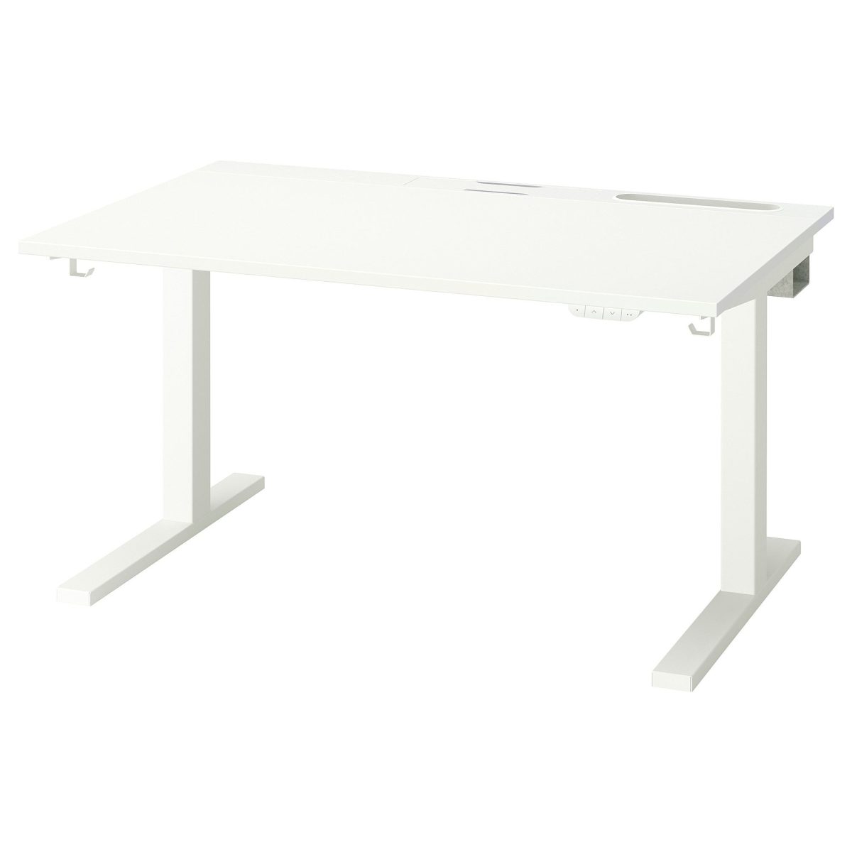 Yüksekliği Ayarlanabilen Çalışma Masası, Beyaz, 120x80 cm, Elektrikli – 2. görsel