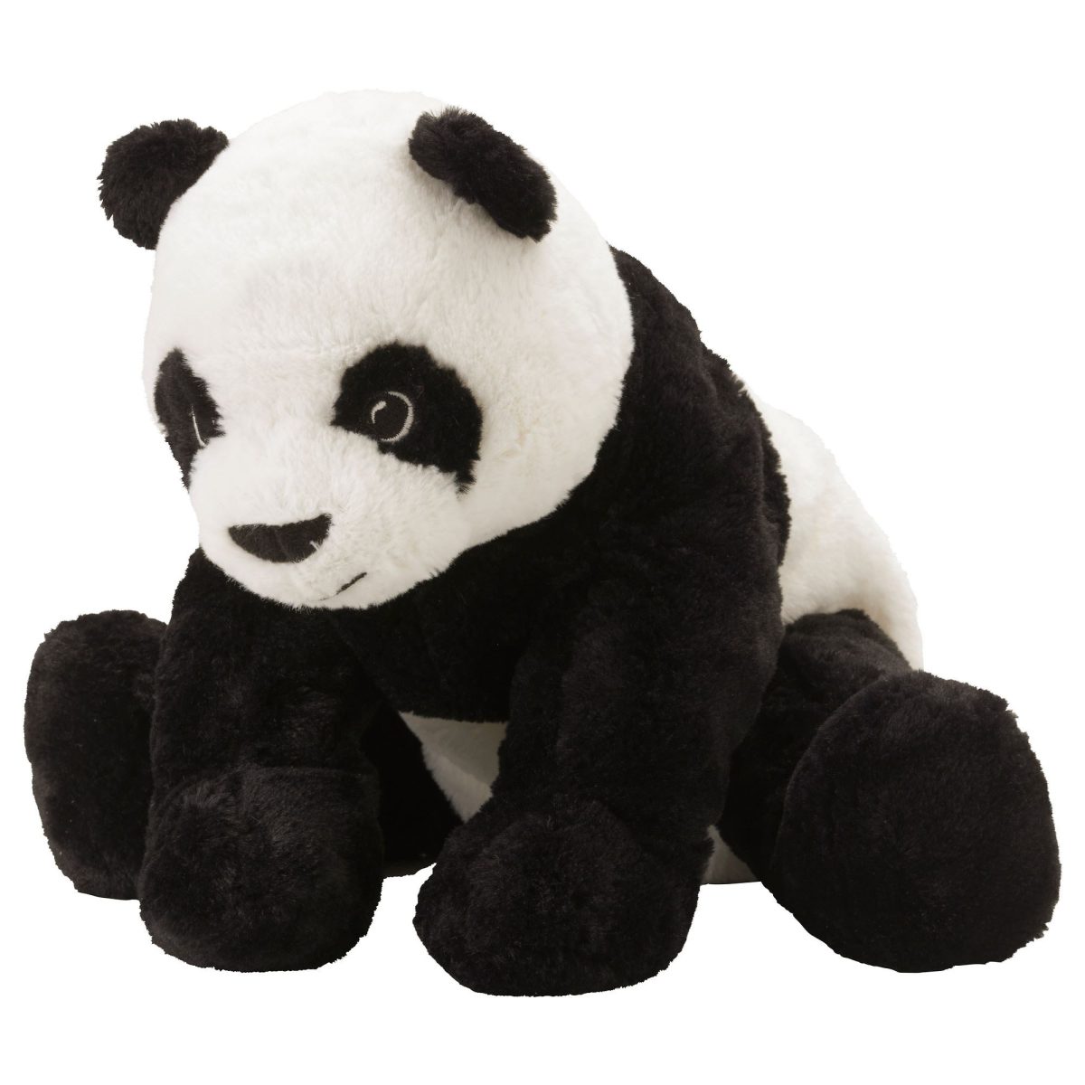 Yumuşak Oyuncak, Beyaz-Siyah, 30 cm, Panda