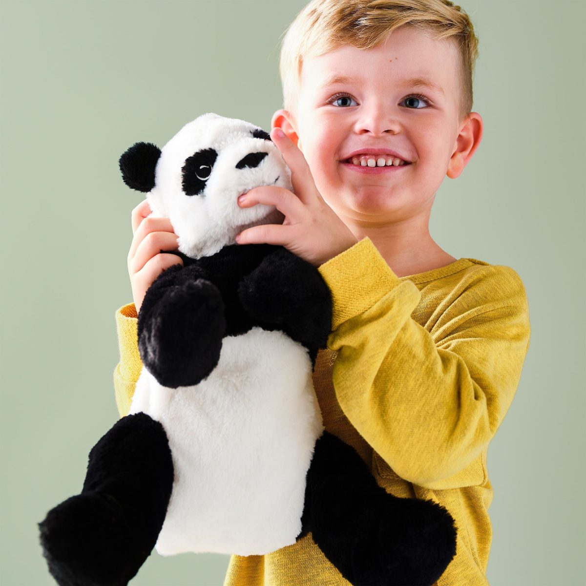 Yumuşak Oyuncak, Beyaz-Siyah, 30 cm, Panda – 3. görsel