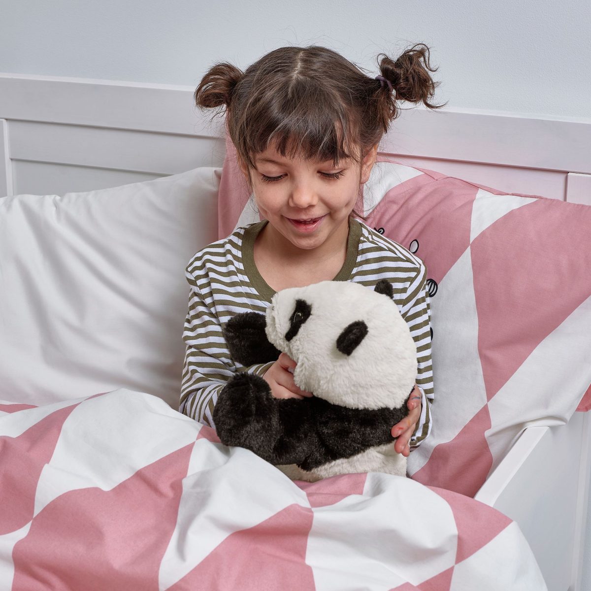 Yumuşak Oyuncak, Beyaz-Siyah, 30 cm, Panda – 4. görsel