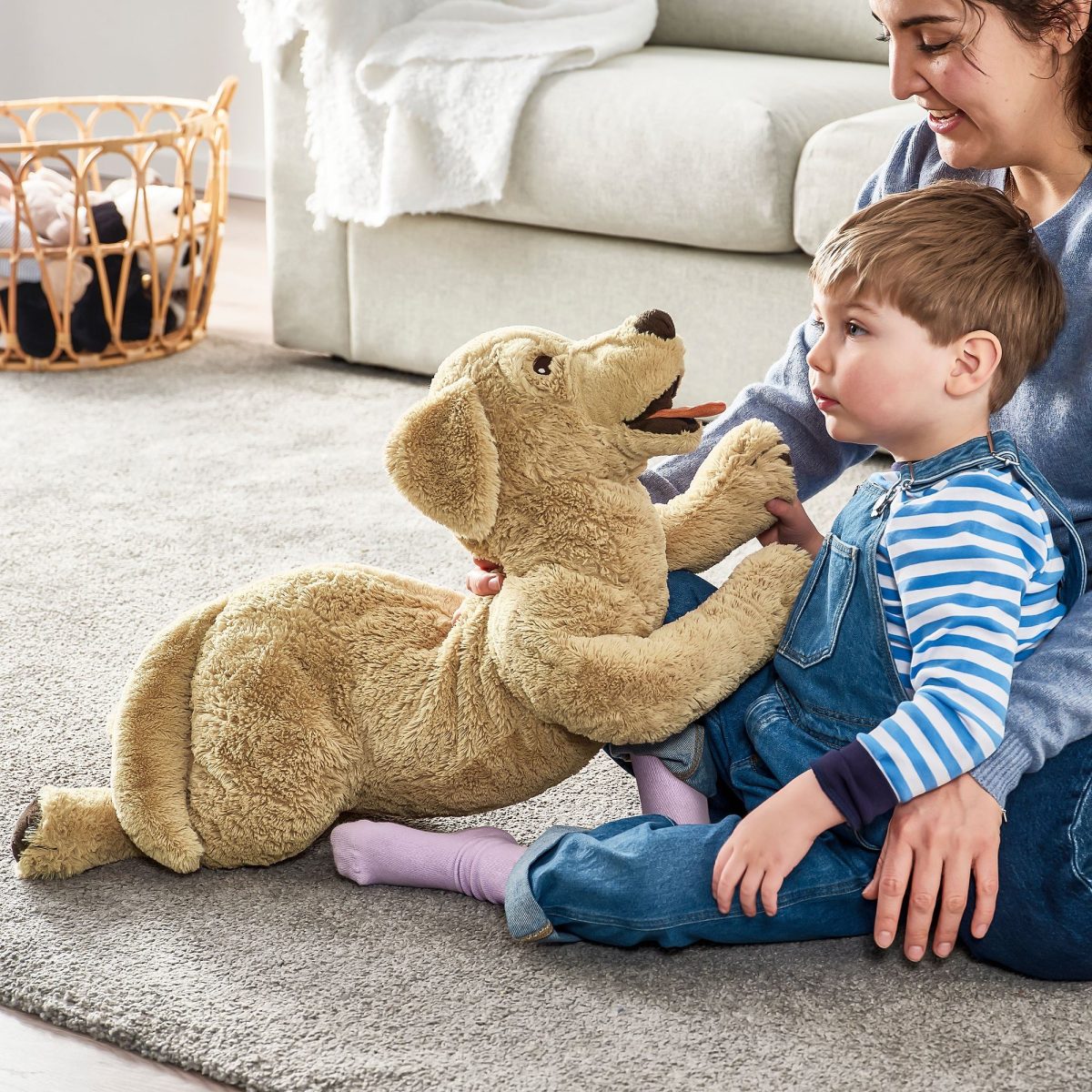 Yumuşak Oyuncak, Kahverengi, 70 cm, Köpek – 2. görsel
