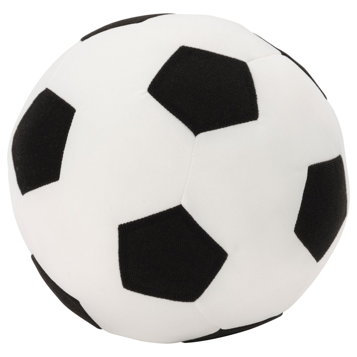 Yumuşak Oyuncak Top, Siyah-Beyaz, Futbol