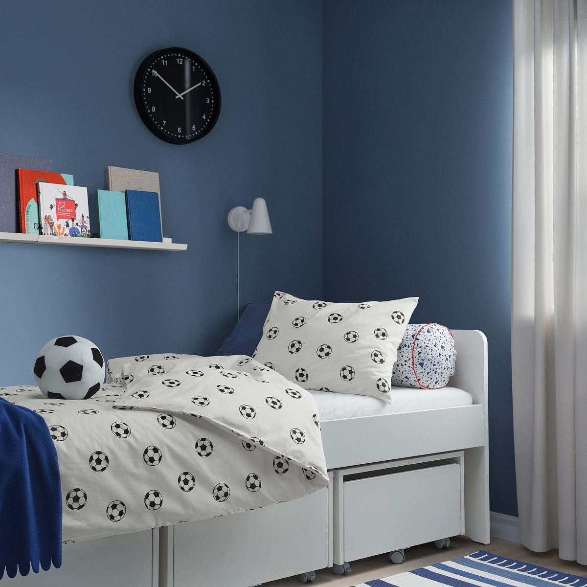 Yumuşak Oyuncak Top, Siyah-Beyaz, Futbol – 4. görsel