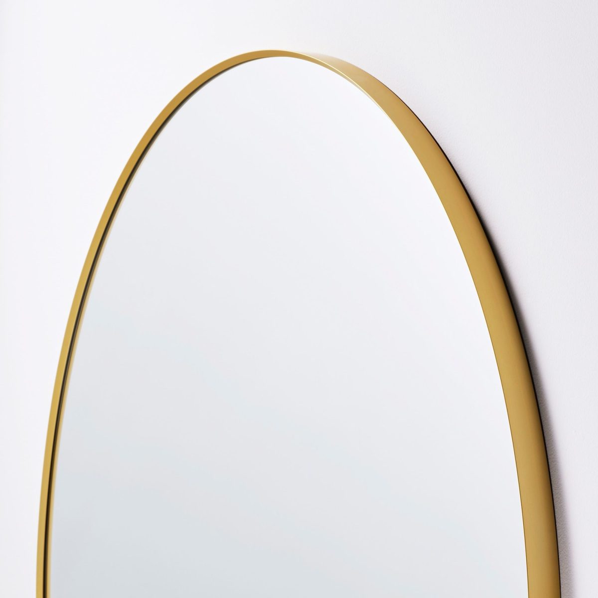 Yuvarlak Ayna, Altın Rengi, 50 cm – 3. görsel