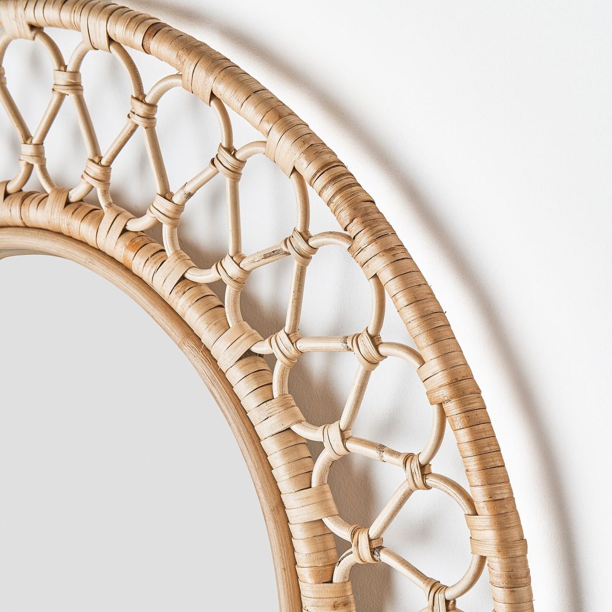 Duvar Aynası, Rattan, 55 cm – 2. görsel