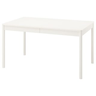 Açılır Yemek Masası, Kırık Beyaz, 4-6 kişilik, 140/196x85 cm