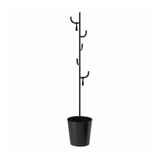 Ayaklı Askılık, Siyah, 173x33 cm