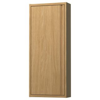 Banyo Duvar Dolabı, Meşe Görünümlü, 40x15x95 cm