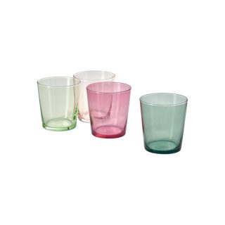 Bardak Seti, Karışık Renkler, 30 cl, 4 adet