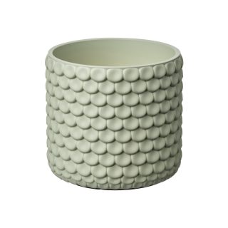 Beton Saksı, Açık Yeşil, 12 cm