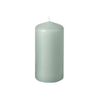 Blok Mum, Açık Gri-Yeşil, 14 cm, 40 saat