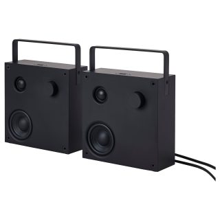 Bluetooth Hoparlör, Siyah, 20x20 cm, 2 adet
