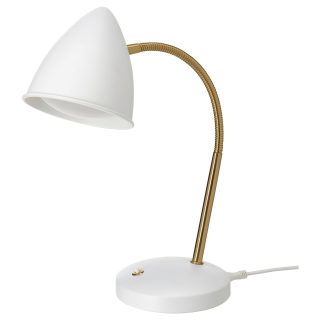 LED'li Çalışma Lambası, Beyaz-Pirinç Rengi, 37 cm