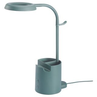 LED'li Çalışma Lambası, Turkuaz, 9 cm