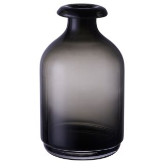 Cam Vazo, Gri, 18 cm