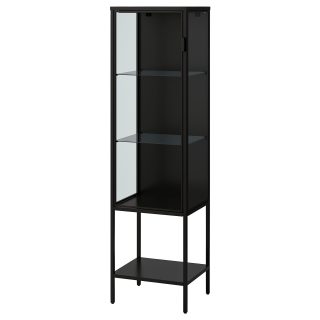 Vitrin, Antrasit, 42x37x155 cm