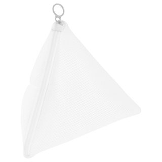 Çamaşır Yıkama Torbası, Beyaz-Gri, 22x22x19 cm