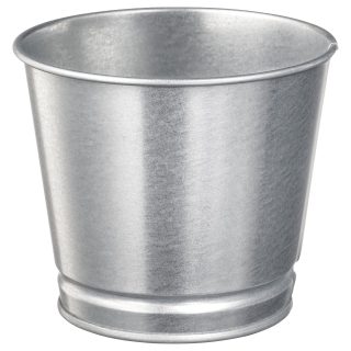 Çelik Saksı, Galvanizli, 9 cm