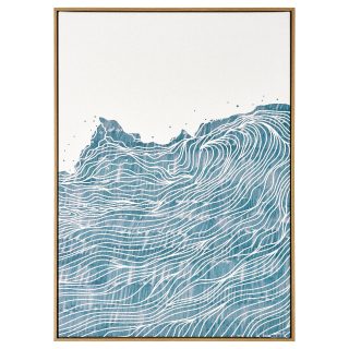 Çerçeveli Resim, Çok Renkli, 50x70 cm, Nazaré, Meşe Görünüm