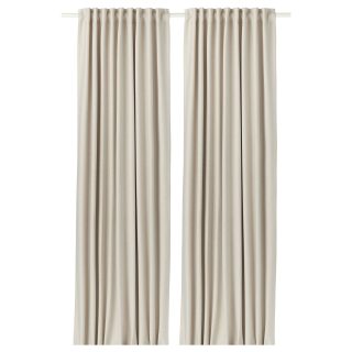 Karartma Perde/2 Kanat, Bej, 145x300 cm, Loş Işık, Polyester