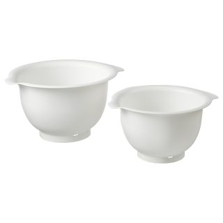 Karıştırma Kabı, Beyaz, 2,3 lt x 3,7 lt, 2 Parça