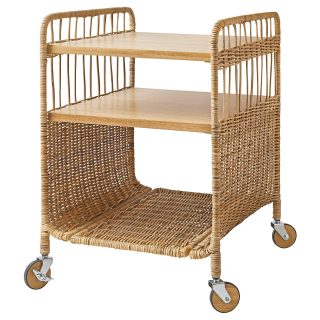 Yan Sehpa, Rattan, 37x53 cm
