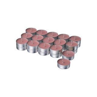 Kokulu Tealight Mum, Açık Pembe, 3.5 saat, Kırmızı Meyveler