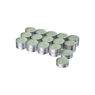 Kokulu Tealight Mum, Açık Yeşil, 3.5 saat, Elma