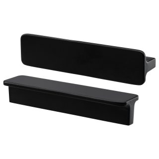 Kulp, Antrasit, 100 mm, 2 adet