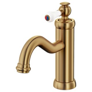 Lavabo Bataryası, Pirinç Rengi, 19 cm