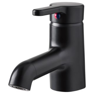 Lavabo Bataryası, Siyah, 12 cm