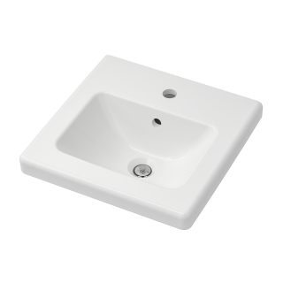 Lavabo, Beyaz, 44x43x5 cm