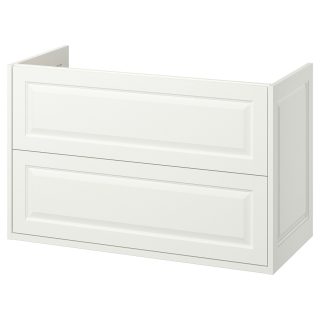 Lavabo Dolabı, Beyaz, 100x48x63 cm, 2 Çekmeceli