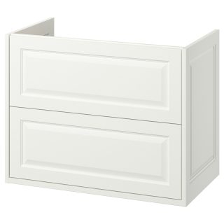 Lavabo Dolabı, Beyaz, 80x48x63 cm, 2 Çekmeceli